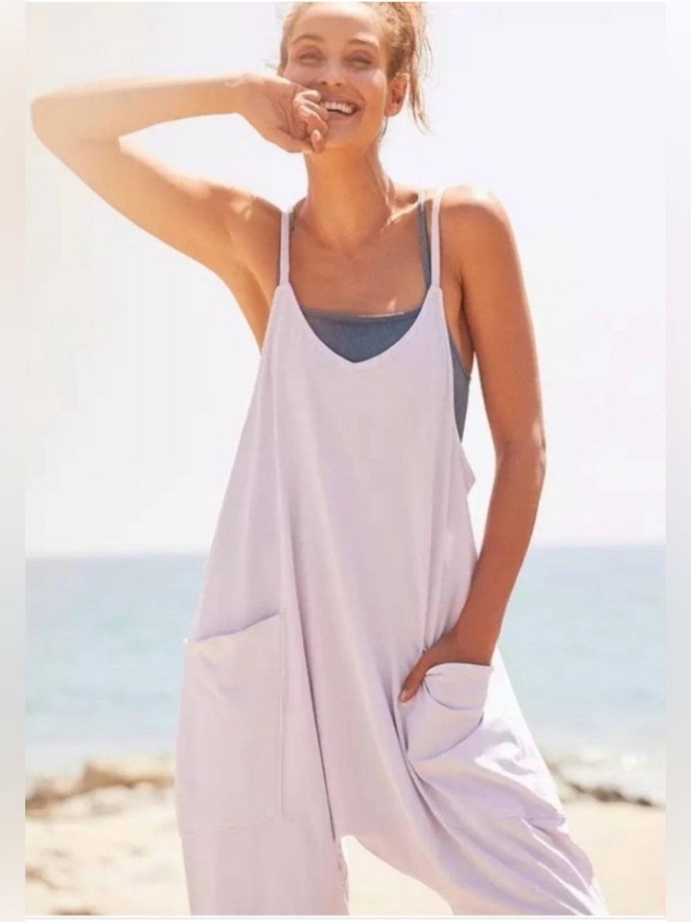 FP Movement Hot Shot Onesie Thistle/Lavender Medium NWT